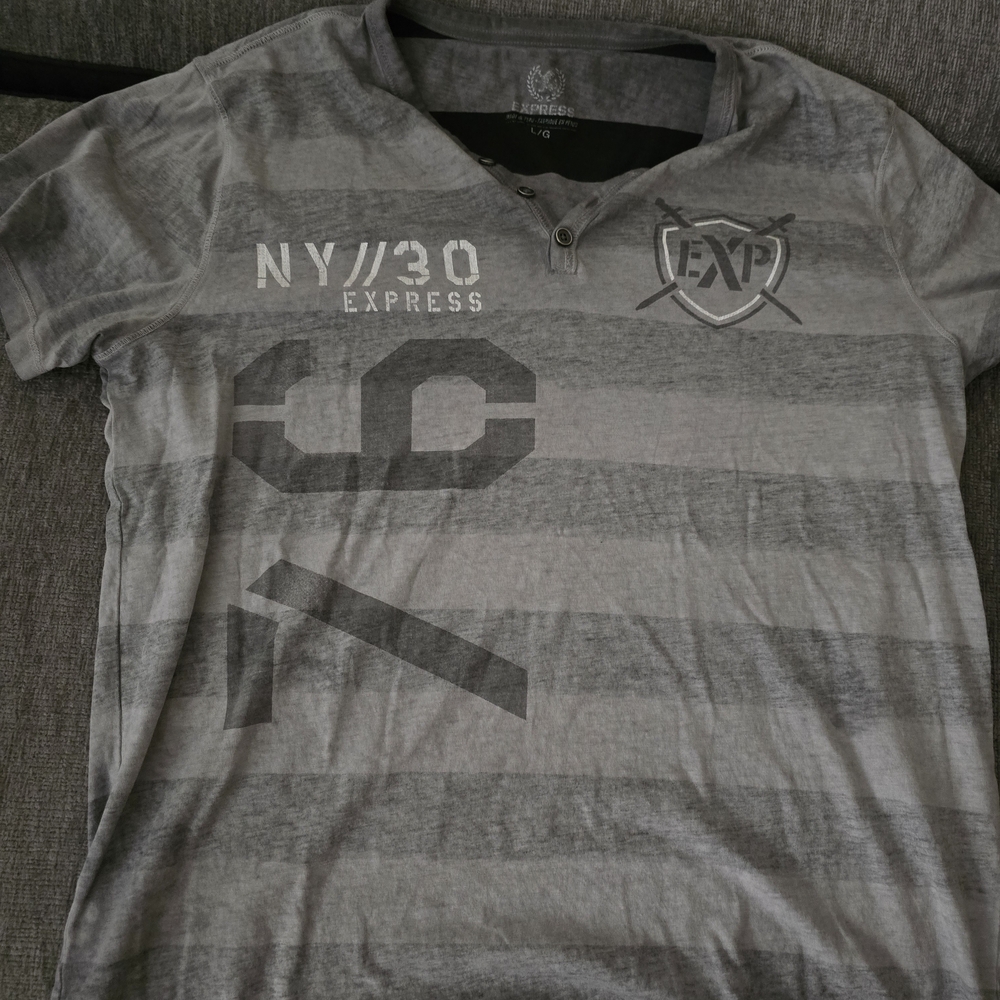 Express Gray Men's Shirt